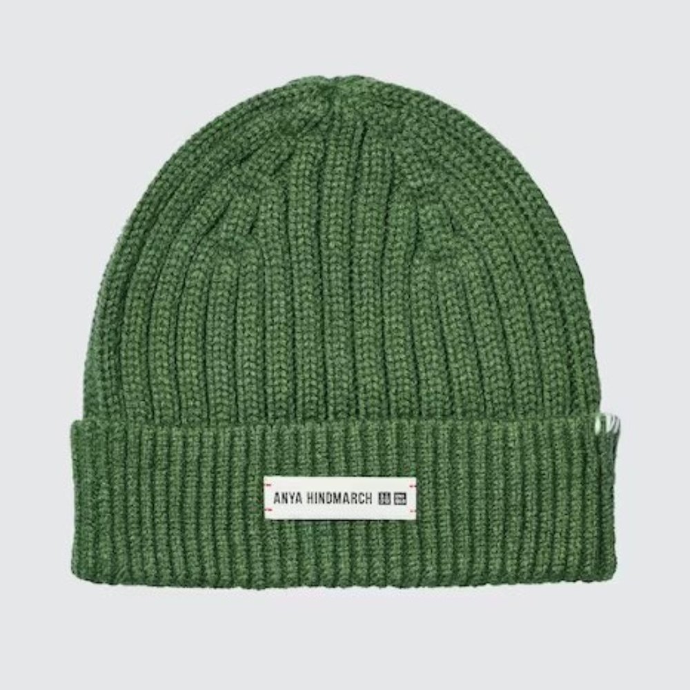 Uniqlo x Anya Hindmarch Heattech Beanie - Green - Picture 2 of 6